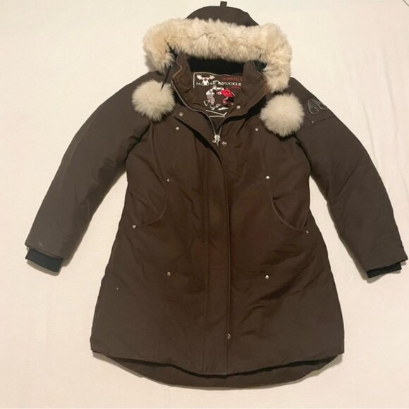Moose Knuckle Womens Parka Jacket Size XL - Picture 1 of 16